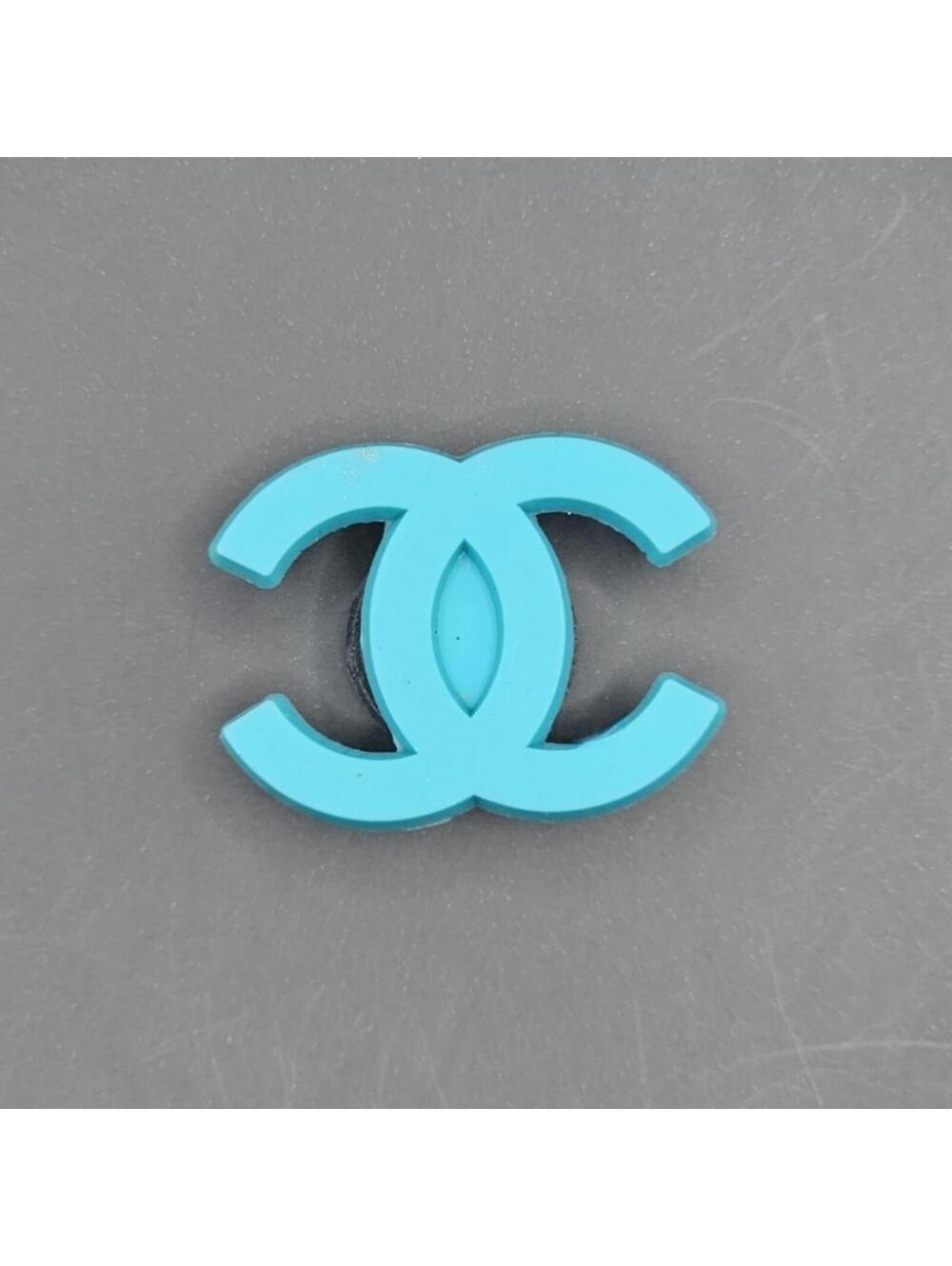 (5/$15) Sky Blue CC Croc Charm